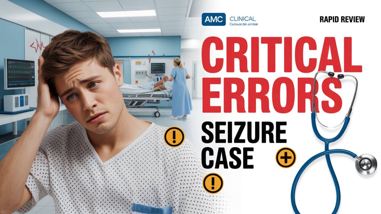 Funny Turn in ED: AMC Clinical Seizure Case (Don’t Make These Mistakes)
