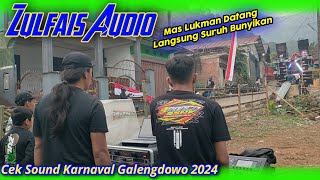 DETIK DETIK ZULFAIS DI GAS SAAT MAS LUKMAN HADIR CEK SOUND KARNAVAL GALENGDOWO JOMBANG