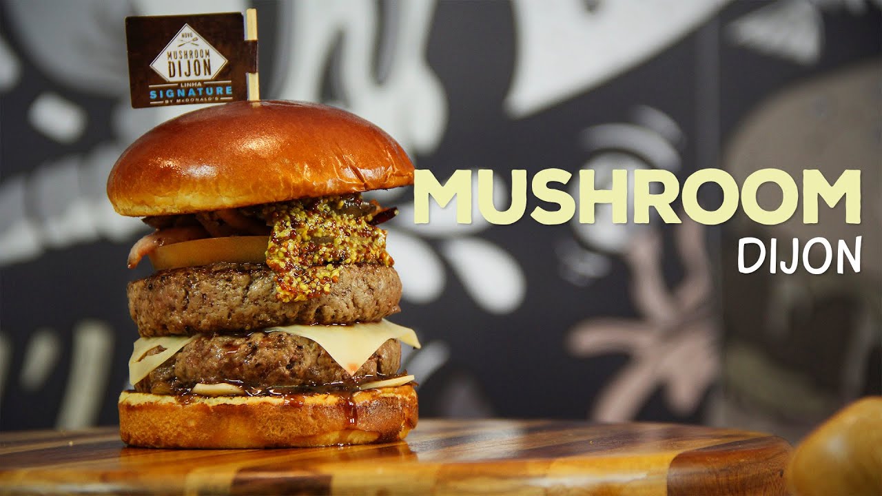 Mushroom Dijon - Signature McDonald's - Sanduba Insano