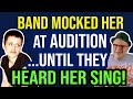 Band Openly MOCKED Rookie At AUDITION…Then She SANG &amp; It was GAME OVER!--Professor of Rock