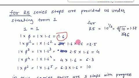 Preferred series| Machine Design| Design of Machine| Fundamental of Machine Design