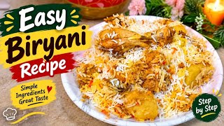Easy chatghara biryani recipe quick and easy biryani recipe