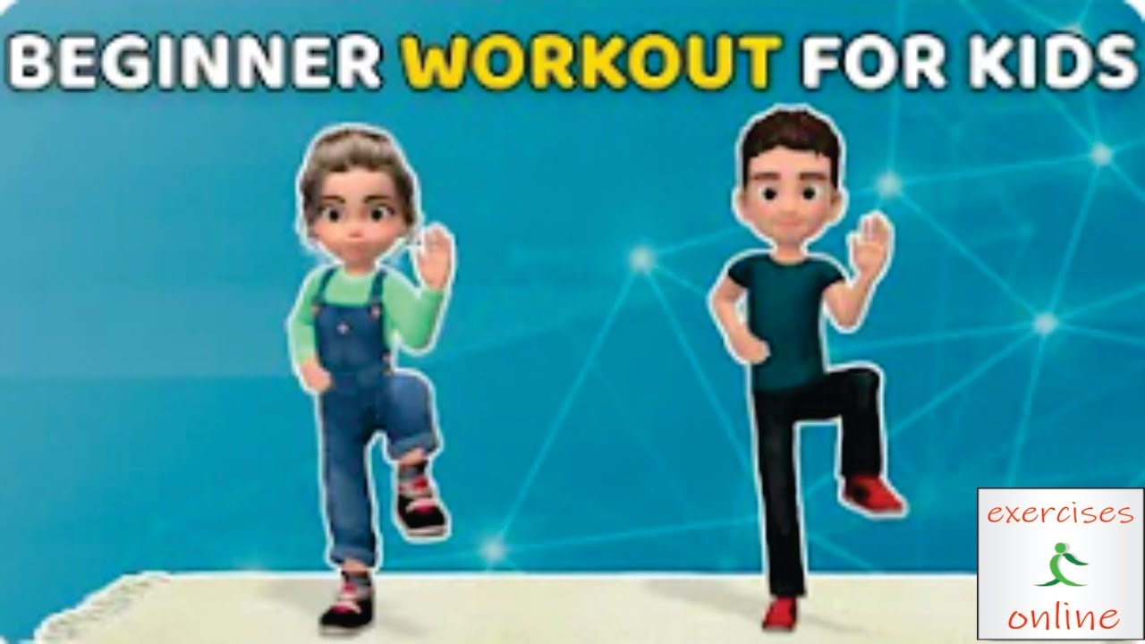 EASY FULL BODY WORKOUT FOR BEGINNERS KIDS WORKOUT AT HOME/სრული სხეულის