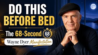 Celebrity Do THIS Before Bed: The 68-Second Wayne Dyer Manifestation #mindset #manifestation  Wealth