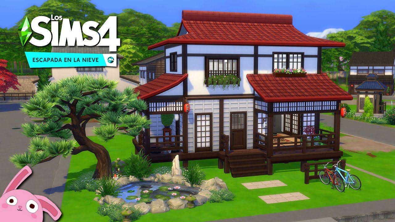 MINICASA MT KOMOREBI [100 Baldosas] 🏡 LOS SIMS 4 ESCAPADA EN LA NIEVE ...