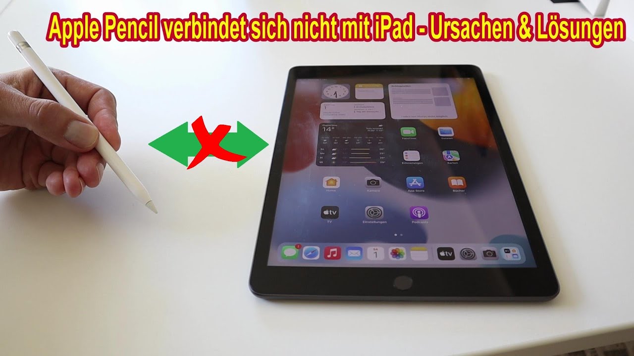 Apple Pencil Funktioniert Nicht Mehr Richtig Apple Pencil verbindet sich nicht mit iPad - Apple Stift funktioniert