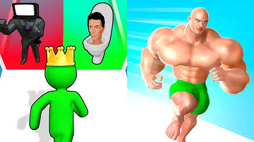 Giant Rush VS Muscle Rush Max Level Unlocked SpeedRun Gameplay Android,ios