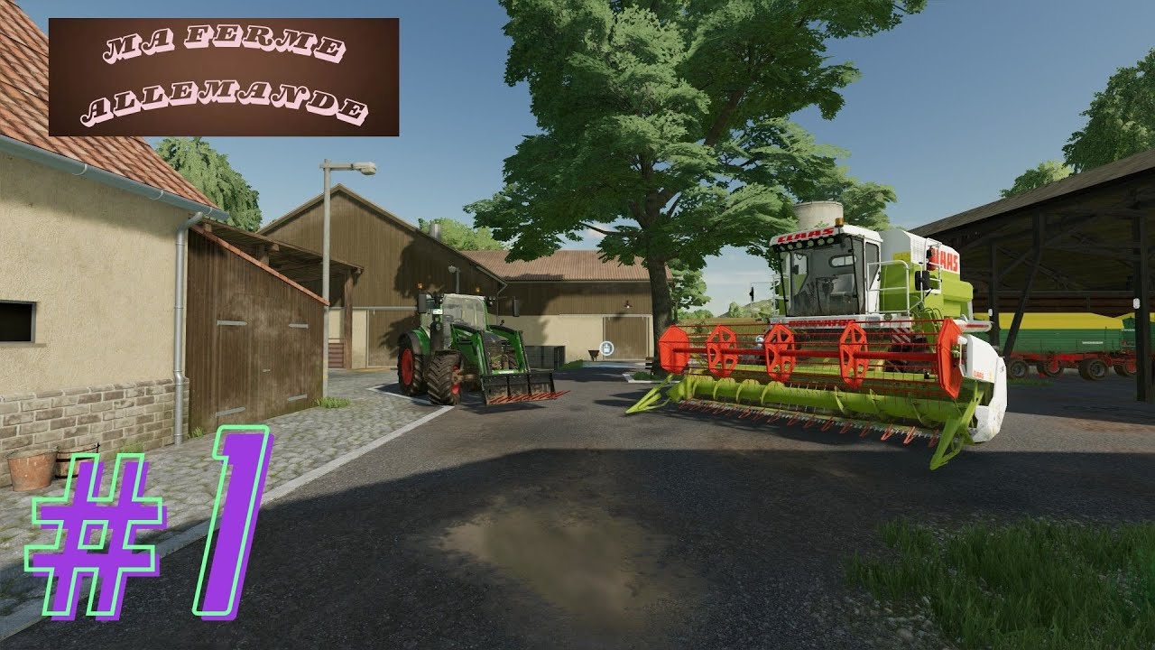 FS 22 | Ma Ferme Allemande #1: début d'une nouvelle aventure ! - YouTube