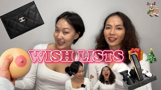 Christmas WISH LISTS 🛍️🎄| Нэг нэгэндээ авмаар байгаа зүйлсээ танилцуулсаааан 🤭😝