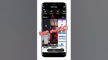 How to see draft story in Instagram | draft in Instagram story