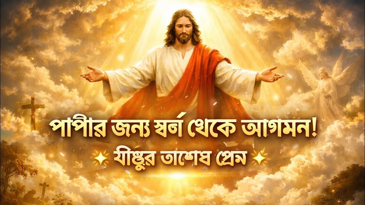 যীশুর অশেষ প্রেম ✨ পাপীর জন্য স্বর্গ হতে আগমন | বাংলা খ্রিস্টীয় ভজন
