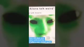Alien language secret message