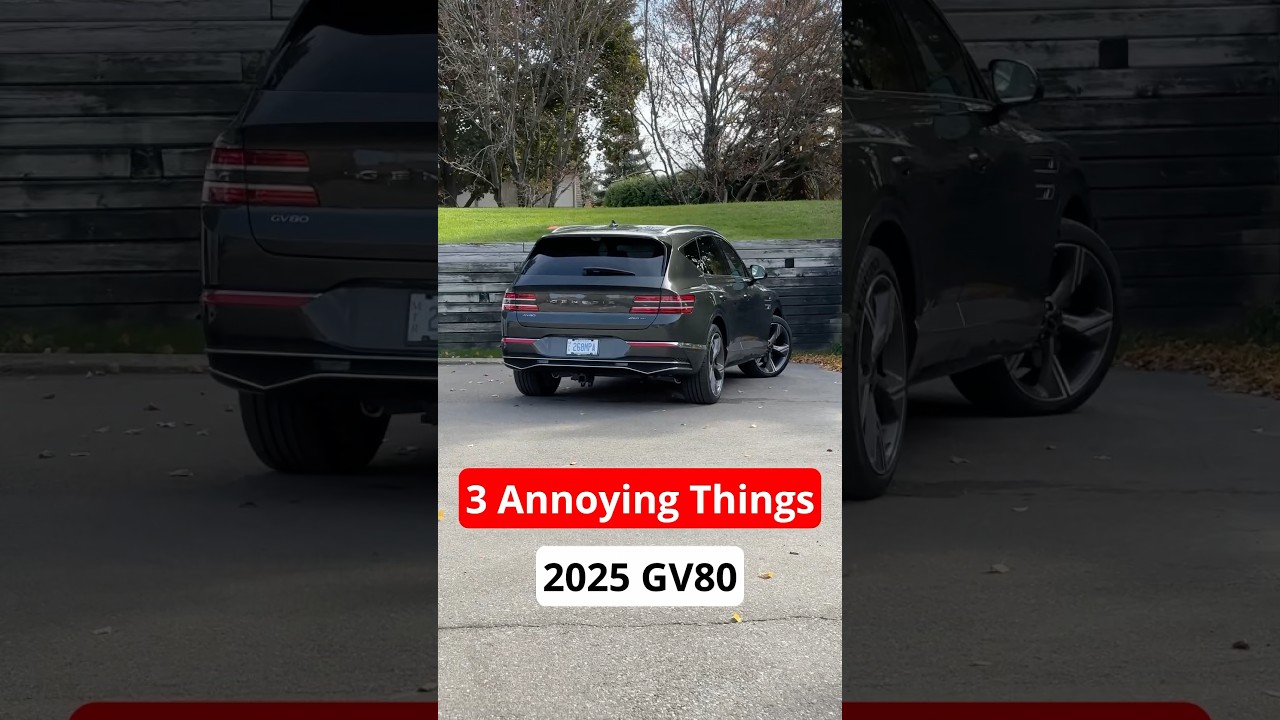 3 Annoying Things 2025 Genesis GV80 #automobile #carreview #luxury