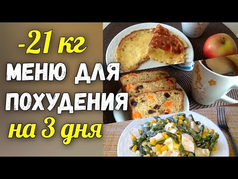 - 21 кг Меню для похудения на 3 дня✔️Правильное питание 1200 ккал в день. Дневник питания (архив)