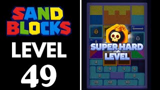 Sand Blocks: Drop Puzzle Level 49 Walkthrough