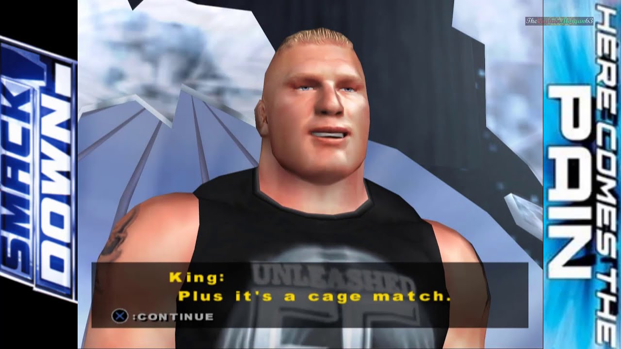 WWE Here Come The Pain PS2  - Season Mode as Kurt Angle 100% BackLash 2003 (Goal shown cutscenes)Pt1