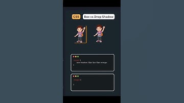 CSS Box vs Drop Shadow in CSS. #css  #html #boxshadow #dropshadow  #programming #webdevelopment