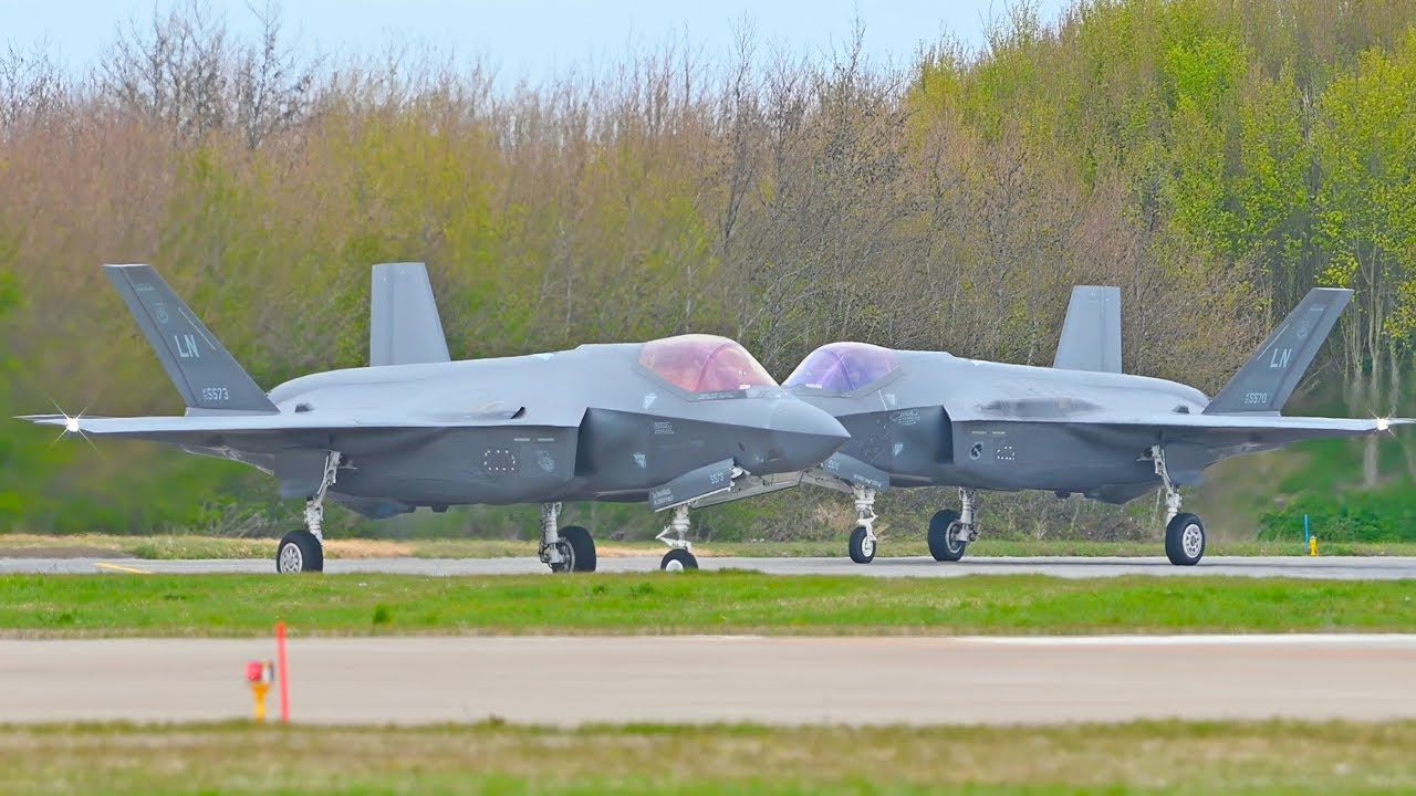 PURE JET POWER at Ramstein Flag 2025 | Landings and Takeoffs at Leeuwarden Air Base