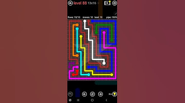 How To Solve Flow Free Jumbo Rectangle Pack Level 88 13x16 Board Walk Through Solution Walkthrough