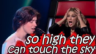 10 BEST HIGH NOTES ON THE VOICE EVER | BEST AUDITIONS