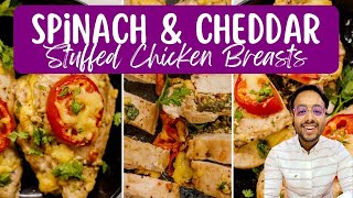 Healthy Spinach Stuffed Chicken Breast | Chicken Breast recipe for weight loss