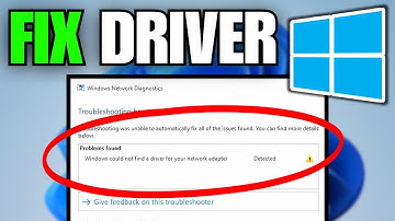 How To Fix Windows Could Not Find a Driver For Your Network Adapter