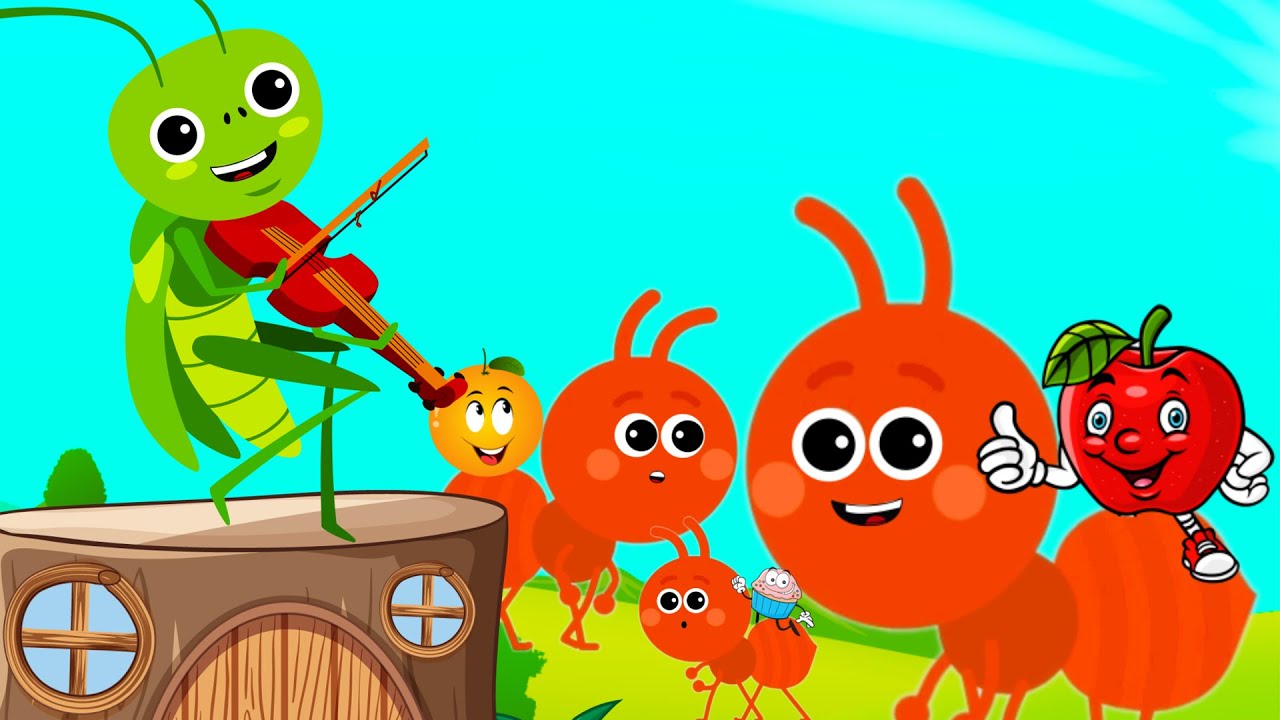 The Ant and the Grasshopper - The Soft Roots Nursery Rhymes & Kids ...