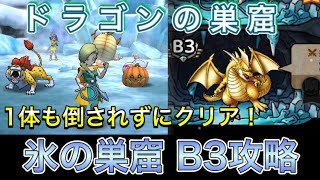【#ドラクエタクト】ドラゴンの巣窟 氷の巣窟B3無課金最速攻略 誰も倒されずにクリア出来る編成！