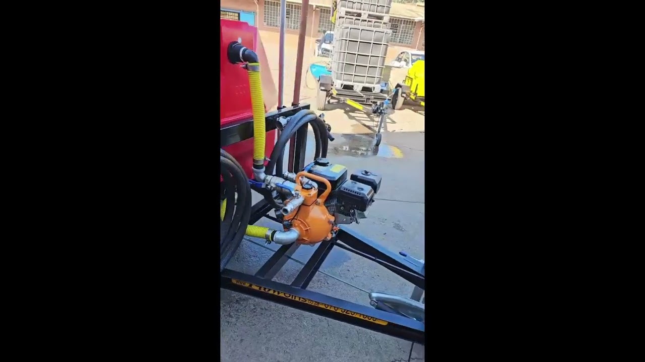 Custom 1000Lt Fire Fighter Trailer with a 7Bar pump ….