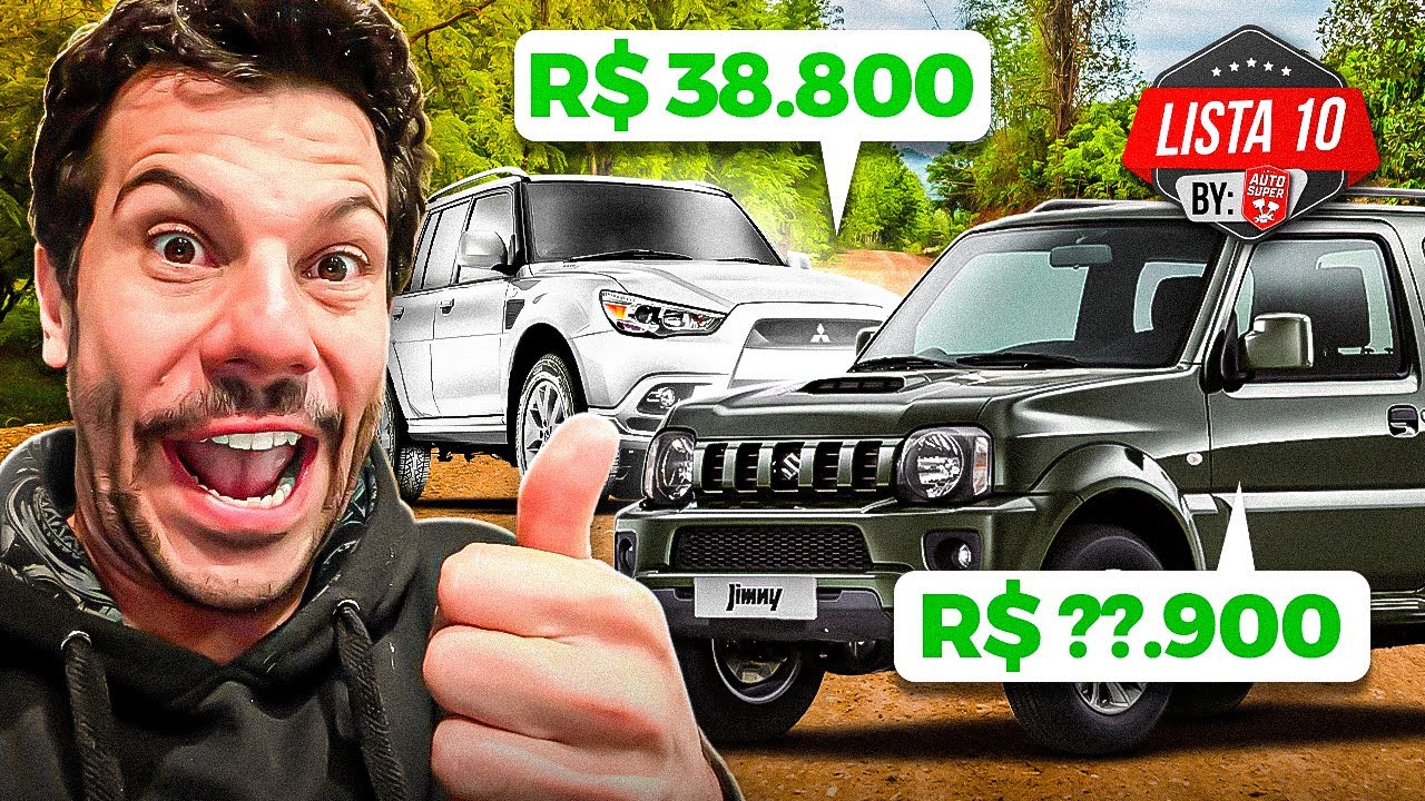 10 CARROS BARATOS PARA FAZER TRILHA (by membros)