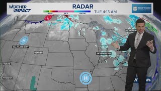 More Snow Showers Will Swing Through Indiana New Years Eve With Light Aculation Possible