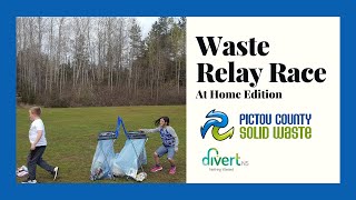 Waste Relay Race - At Home Activity with Pictou County Solid Waste