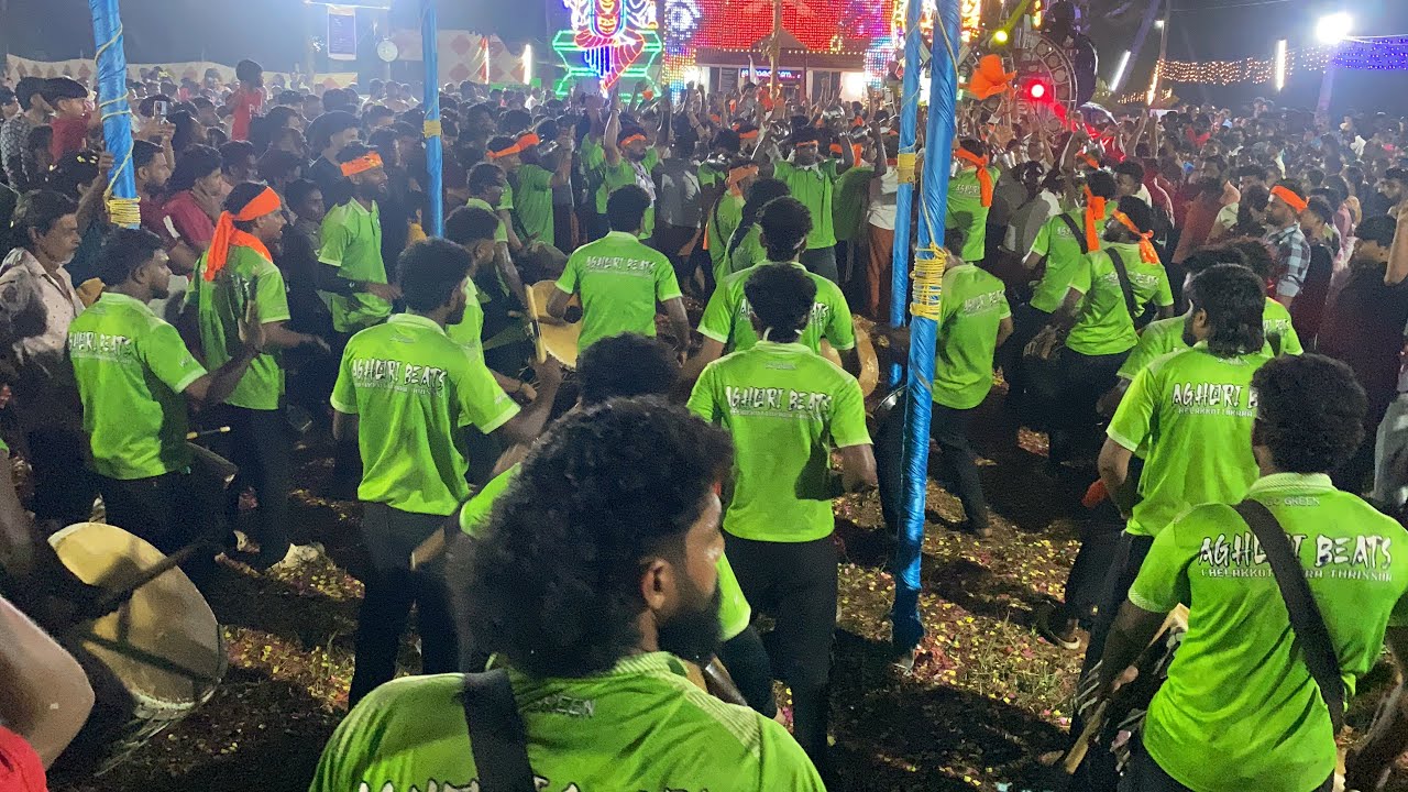 Aghoribeats Thambolam 💚 | Padoor puthukavu devi temple Pooram | #aghori #beats #thambolam #festival 