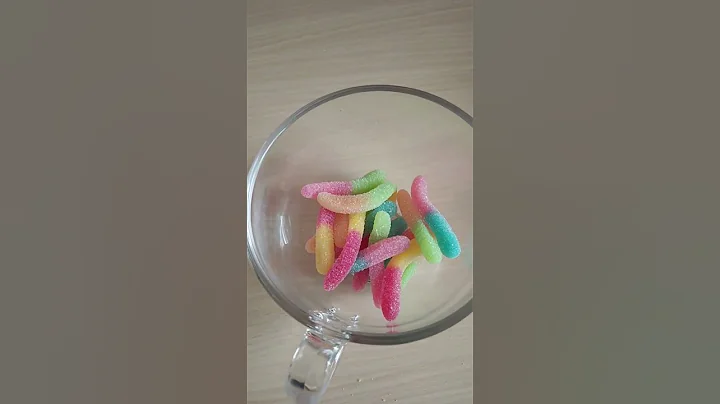 Gummy Worm Candy#shorts #youtubeshorts #asmr #satisfyingsounds #trending