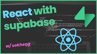 React with supabase 1: setup, basic authentication