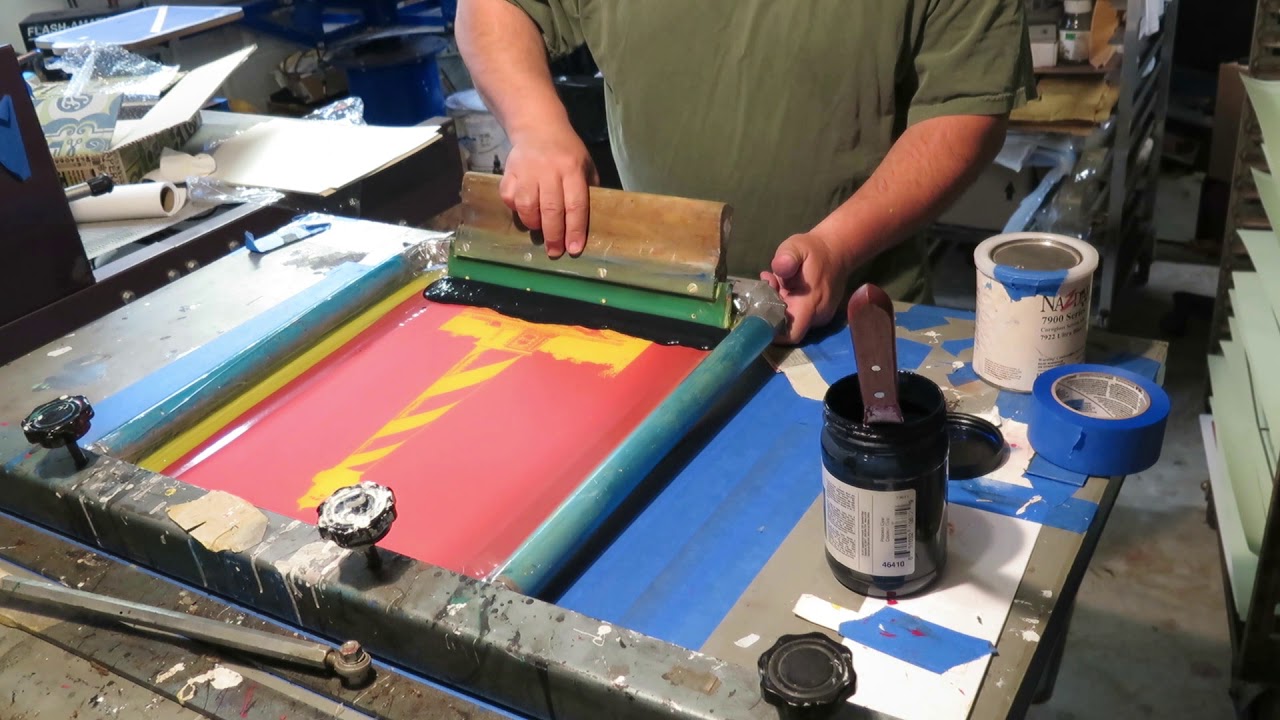 William Mitchell Studios screen printing Cape Hatteras Lighthouse YouTube