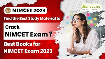 NIMCET 2023 - Best Study Materials To Crack NIMCET Exam | Best Books | Must Watch