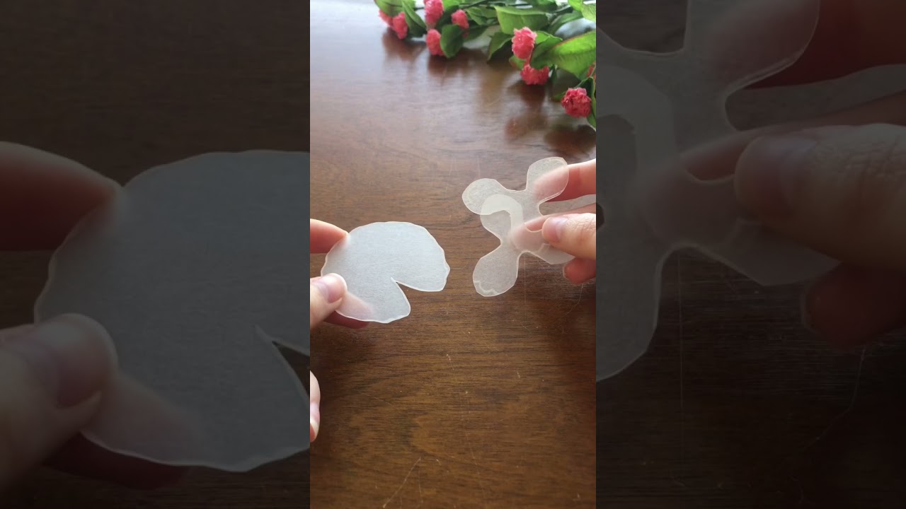 Shrink Plastic Lotus and Lily Pad Earrings 