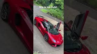 When you’re are a kid Cars are Identified by Color not make or model | Lamborghini Aventador