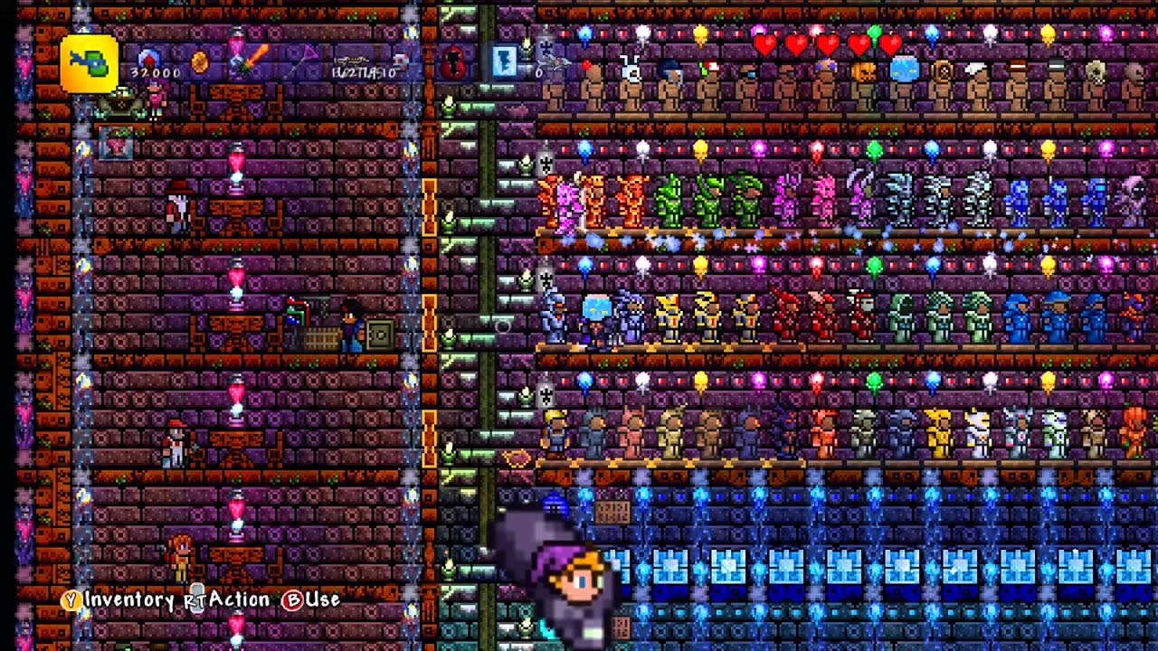 terraria all items world