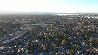 East Palo Alto Stationary Shot Highway 101 - Droneshot DJI 0646