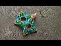 ⚜️ Elegant Bicones/ Rhombus Earrings/ Beaded Jewelry/ Aretes Tutorial diy