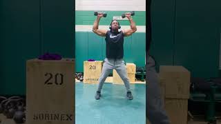 EXPLOSIVE Jumping Jacks for Cardio! #explosive #jumpingjacks #cardio #dumbbells