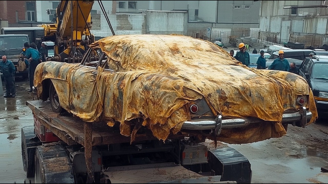 You won't believe what this car looks like now, buried 50 years ago!