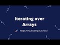 Iterating over Arrays