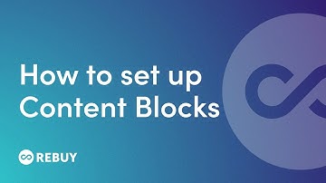 How to set up custom content blocks on your Shopify checkout with Rebuy