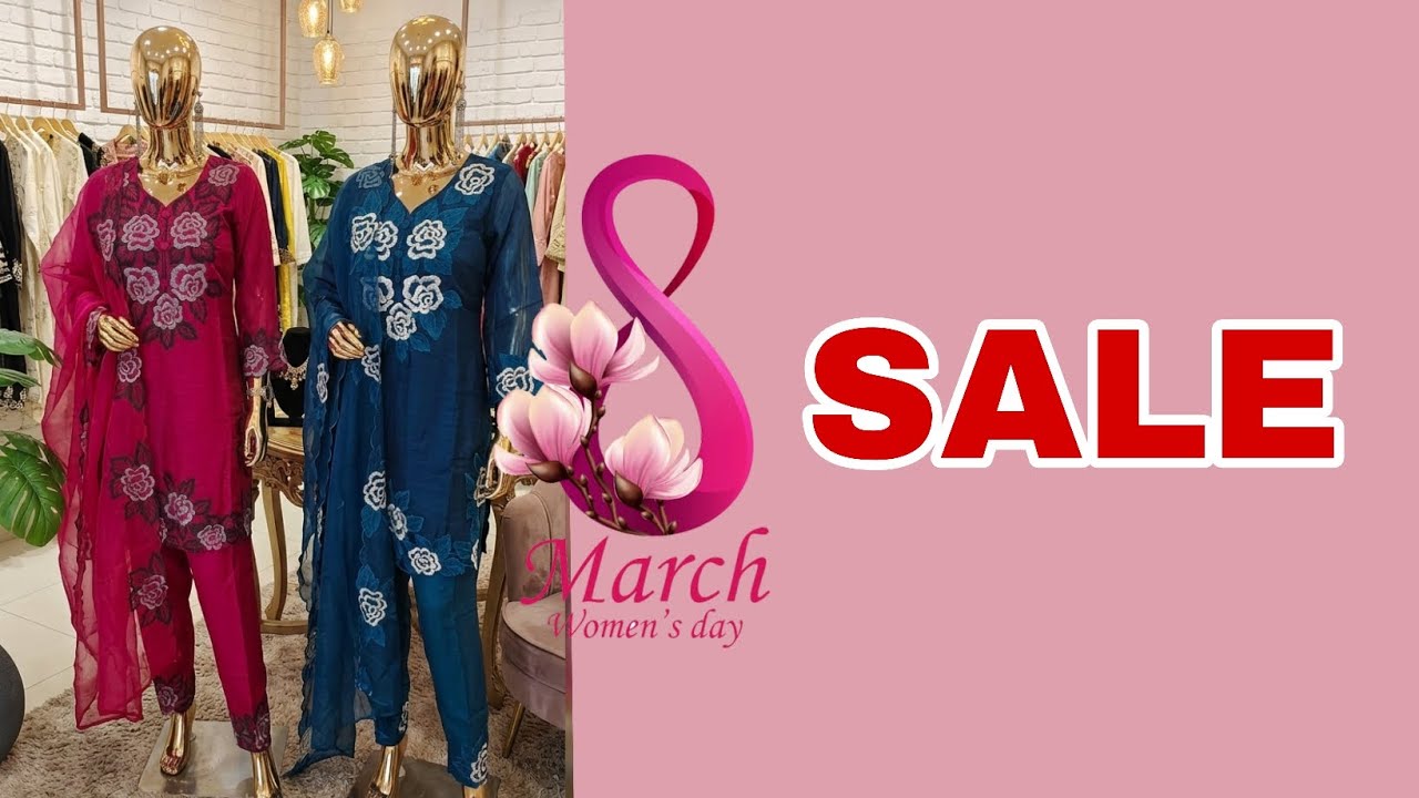 Women's Day Special SALE🔴💥 OFFER ON PARTY WEAR & COTTON COLLECTION • 