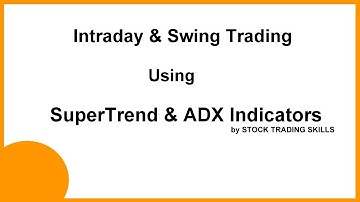 Supertrend ADX Intraday and Swing Trading System / Strategy Hindi