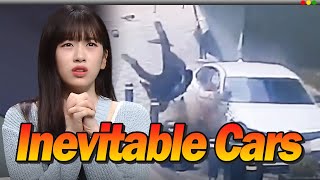 IVE AN YUJIN's Dashcam Reaction : Dangerous Moments with Pedestrians in Korea Compilation💥