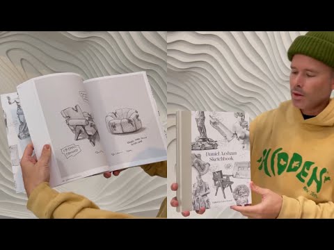 Daniel Arsham Drops Book With All His Drawings - YouTube